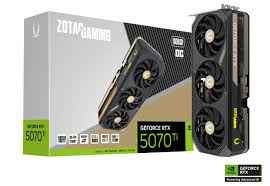 ZOTAC GAMING GeForce RTX 5070 Ti SOLID OC 16GB GDDR7 Graphics Card – DLSS 4, PCIe 5.0, IceStorm 2.0 Cooling